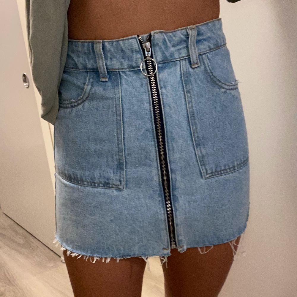 Small Brownie Denim Jean Skirt